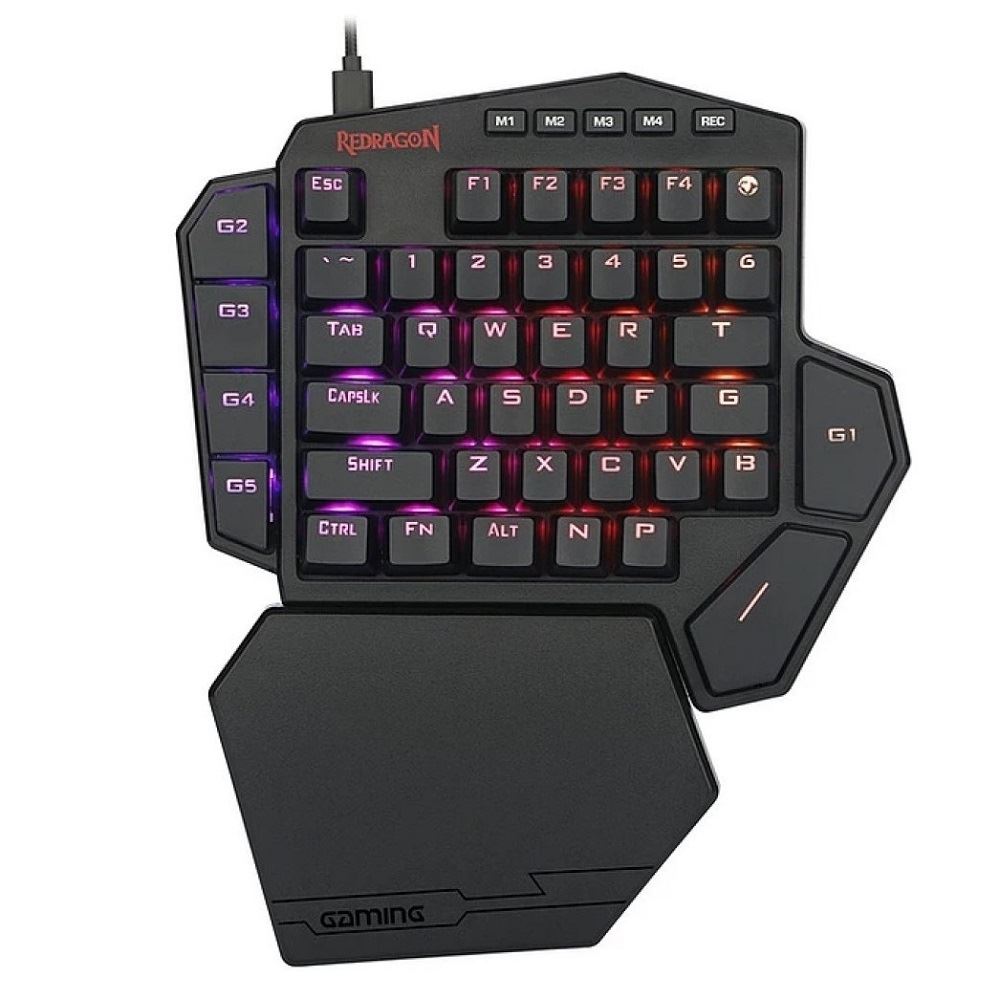 Redragon - Teclado Diti K585 RGB Switch Brown USB Pass-Through